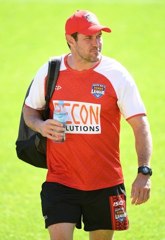 Tonga rugby league coach Kristian Woolf.