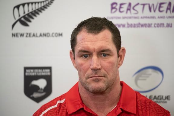 Tonga Rugby League coach Kristian Woolf.