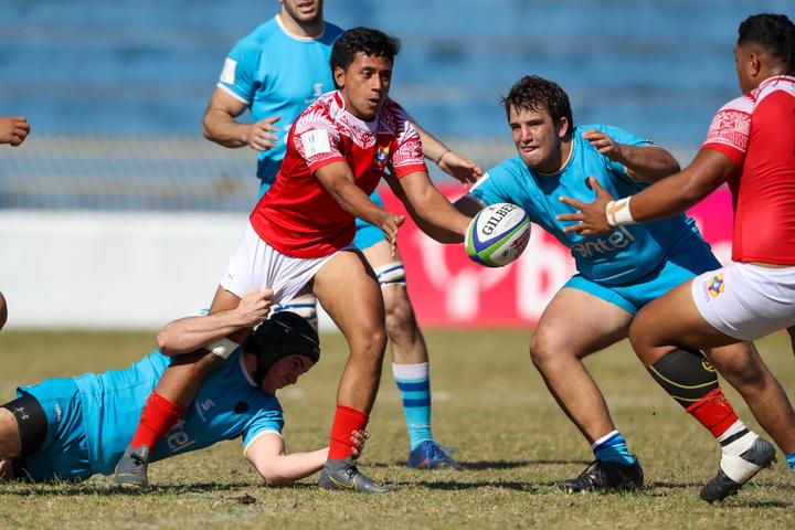 The boot of Tonga first five Filipe Samate proved crucial.

