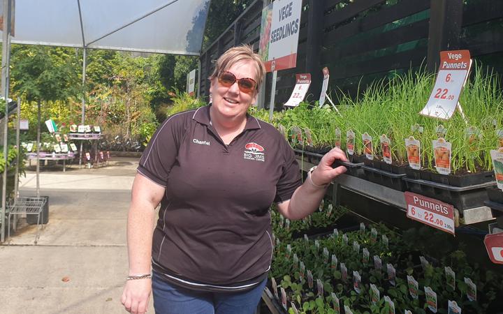 Manager Chantel Bell of Big Jim's Garden Centre New Plymouth/Waitara. 