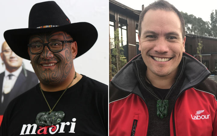 The Maori Party's Rawiri Waititi and Labour's Tamati Coffey.
