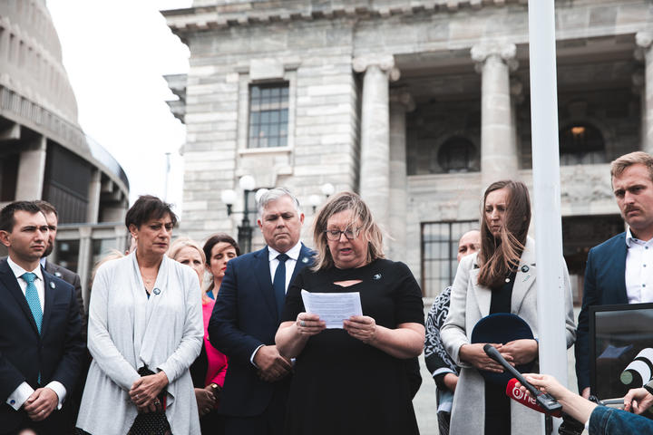 Mother Of Slain Officer Matthew Hunt Petitions For Harsher Punishments For Those Who Murder Police Rnz News