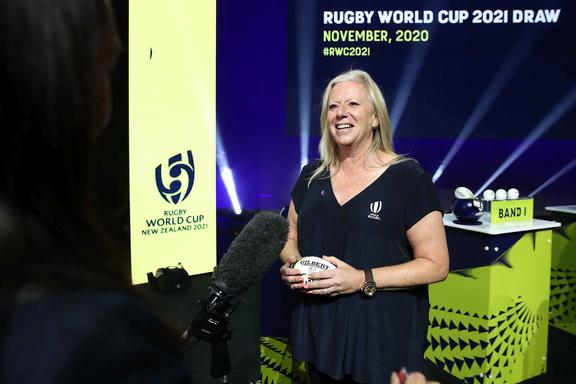 Algemeen directeur van Rugby World Rugby voor dames, Katie Sadler.