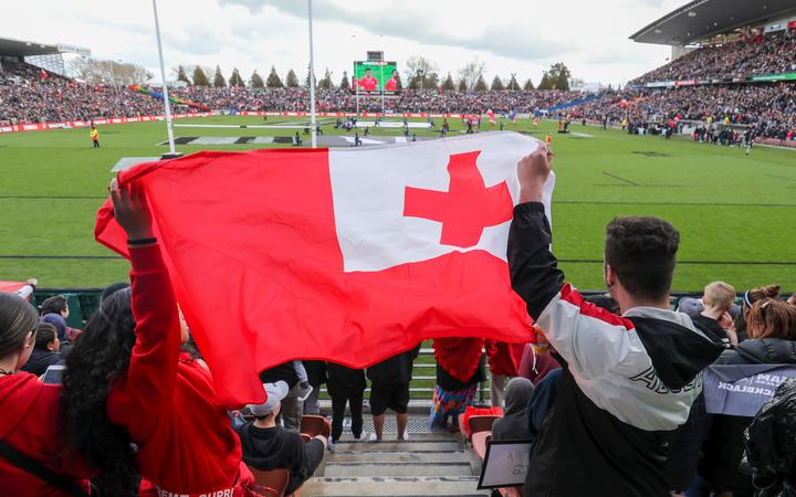 Fans. All Blacks v Tonga, FMG Stadium, Hamilton, New Zealand. Saturday, 07 September, 2019. 