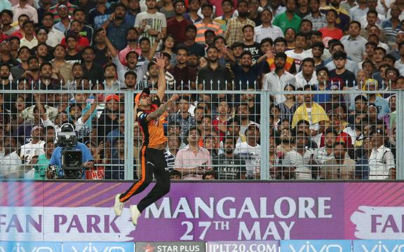 Shikhar Dhawan of the Sunrisers Hyderabad in IPL.