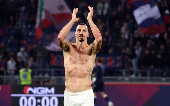 Il calciatore svedese Zlatan Ibrahimovic.