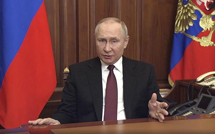 Russia to carry out 'special military operation' in south-eastern Ukraine - Putin - RNZ