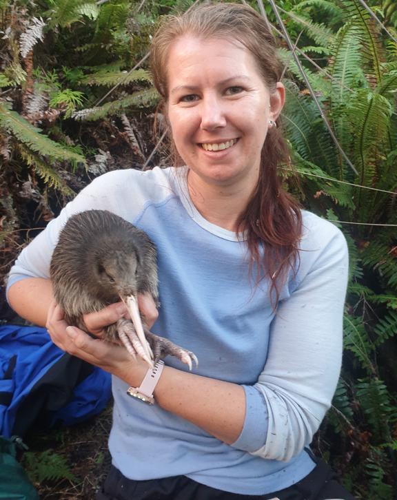 ETET Conservation Manager Kat Strang with Bloom