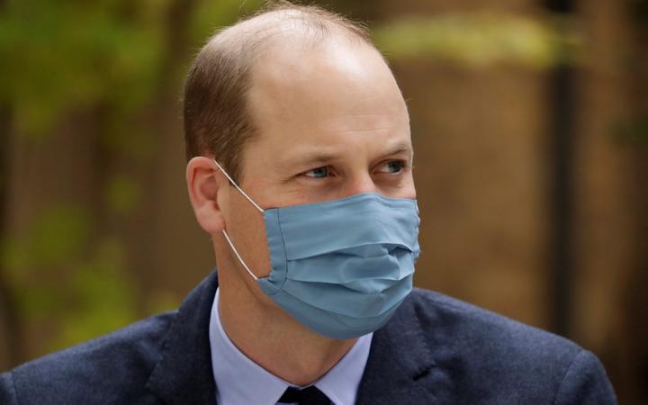 Britain's Prince William, Duke of Cambridge on a visit to St. Bartholomew's Hospital in London, October 20, 2020. The prince is reported to have contacted Covid-19 in April.