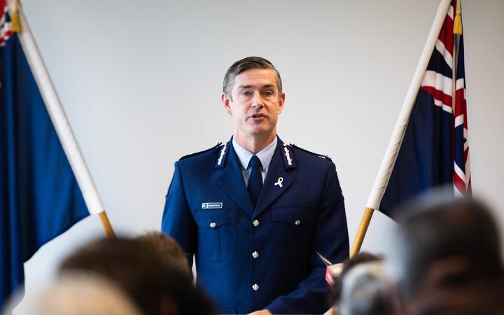 Police commissioner Andrew Coster