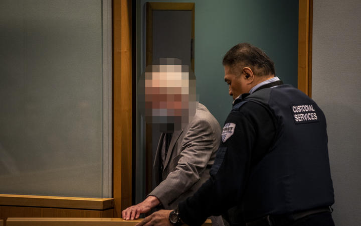 *********************SUPPRESSION APPLIES*******************************************
Businessman appears at Auckland High Court for sentencing.
27 May 2021 New Zealand Herald photograph by Michael Craig