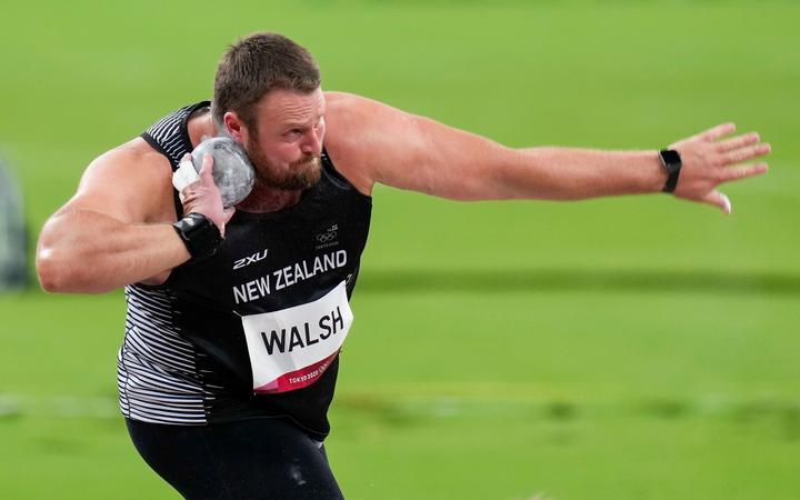 Tom Walsh at the Tokyo Olympics.