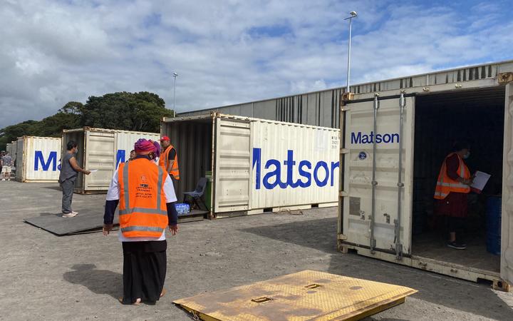 The Aotearoa Tonga Relief Committee is coordinating shipping containers at Auckland's Mt Smart Stadium to be filled with donations, including emergency supplies from family in New Zealand to relatives in Tonga.