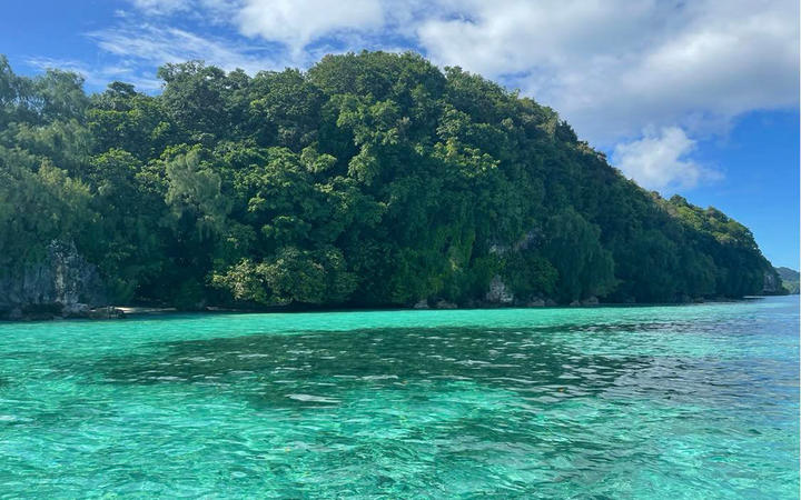 One of 340 islands in Palau where the Our Ocean is being held 13-14 April 2022