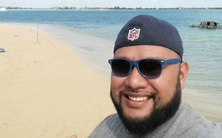 Enjoying a beach in Tonga