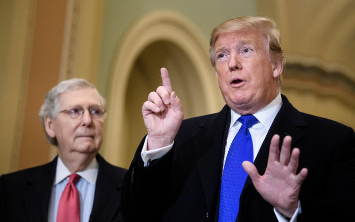 Trump Attacks Dour Republican Leader Mcconnell Rnz News