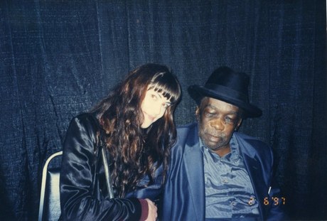 Sarah Spicer and John Lee Hooker