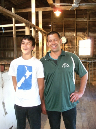 David Gordon with his Dad, Nuki. 