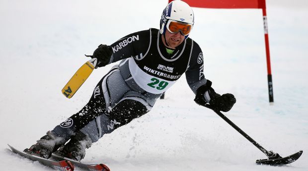 Adam Hall at the Winter Games