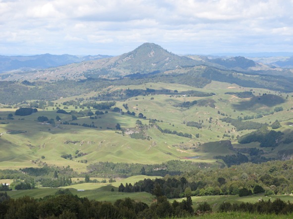 View from the top of Westridge farm