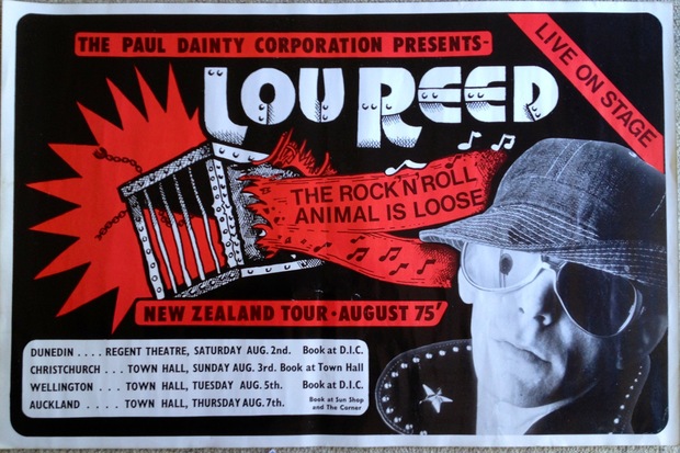 Lou Reed Tour Poster