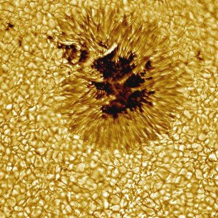 Sunspot close-up