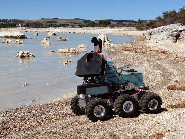 Spaceward Bound Rover testing by Steve Pointing